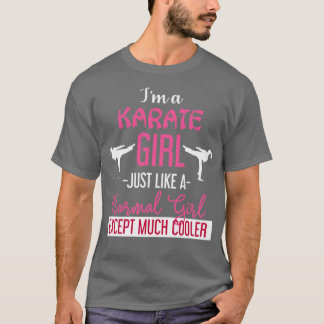 Martial Arts Girl Karate Fighter Gift Karate T-shirt
