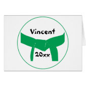 Martial Arts Green Belt (Devant horizontal)