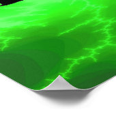 Martial Arts Green Lightning poster (man) (Hoek)