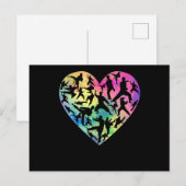 Martial Arts Heart Love Training Karate Tae Kwon D Briefkaart (Voorkant / Achterkant)