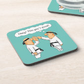 Martial Arts Humor Onderzetter Set (6) (Linkerzijde)