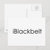 Martial Arts iBlackbelt Briefkaart (Voorkant / Achterkant)