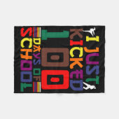 Martial Arts Ik heb net 100 dagen school kara gesc Fleece Deken (Voorkant (Horizontaal))