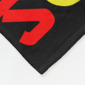 Martial Arts Ik heb net 100 dagen school kara gesc Fleece Deken (Hoek)