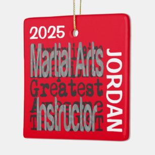 Martial Arts Instructor Extraordinaire CUSTOM Keramisch Ornament