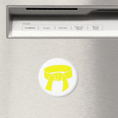Martial Arts Jaune Ceinture Magnet (In Situ (Lave-vaisselle))