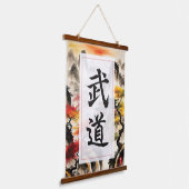 Martial Arts Kanji Hangend Wandkleed (Gebogen)