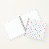 Martial Arts Karate Abstracte Stars Sparkles Notitieboek (Binnen)