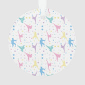 Martial Arts Karate Abstracte Stars Sparkles Ornament (achterkant)