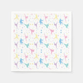Martial Arts Karate Abstracte Stars Sparkles Servet (Voorkant)