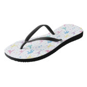 Martial Arts Karate Abstracte Stars Sparkles Teenslippers (Schuin)