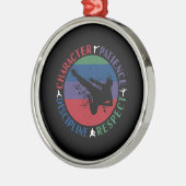 Martial Arts - Karate Core Values Metalen Ornament (Links)