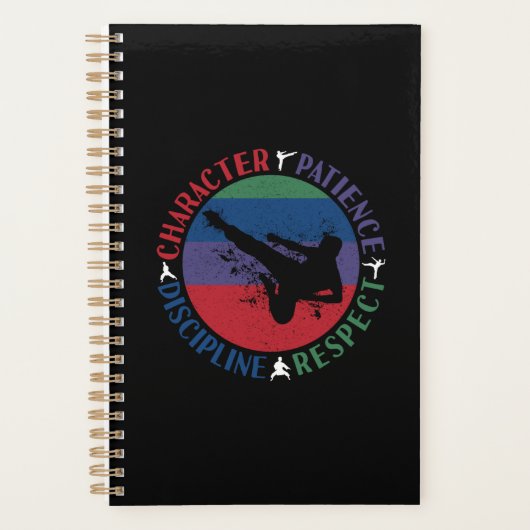 Martial Arts - Karate Core Values Planner (Voorkant)