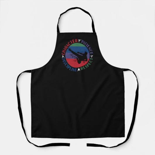 Martial Arts - Karate Core Values Schort (Voorkant)