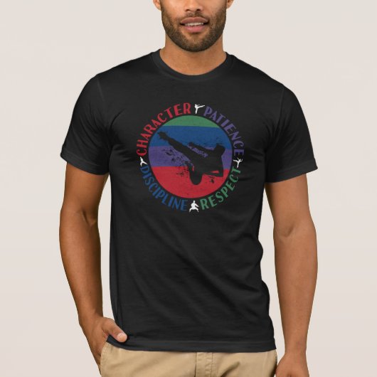 Martial Arts - Karate Core Values T-shirt (Voorkant)