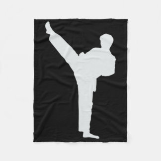Martial Arts Karate Fleece Deken