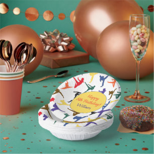 Martial Arts Karate Kinder Party Happy 8th Verjaar Papieren Kommen