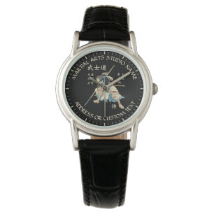 Martial Arts Karate Taekwondo Jiu-jitsu Studio Horloge