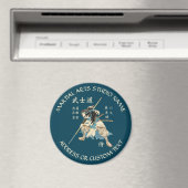 Martial Arts Karate Taekwondo Jiu-jitsu Studio Magneet (Insitu (Vaatwasser))