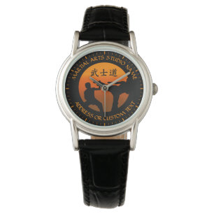 Martial Arts Karate Taekwondo Kung Fu Studio Owner Horloge