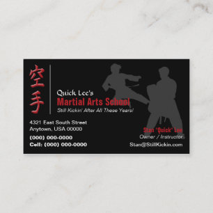 Martial Arts / Karate Visitekaartje
