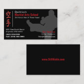 Martial Arts / Karate Visitekaartje (Voorkant / Achterkant)