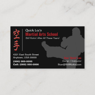 Martial Arts / Karate Visitekaartje