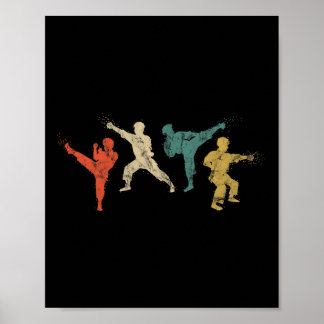Martial Arts Kinder en Volwassenen Karate Shirt Poster