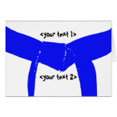 Martial Arts Light Ceinture Bleue (Devant Horizontal)