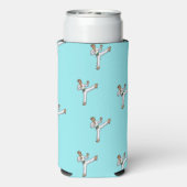 Martial arts master patroon op blauw (Seltzer Achterkant)