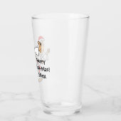 Martial Arts Merry Kick-Mas Kerstmis Glas (Links)