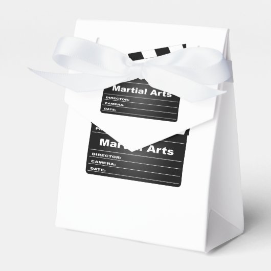 Martial Arts Movie Clapperboard Bedankdoosjes (Voorkant Zijde)