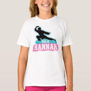 Martial Arts Ninja Warrior Karate Verjaardag Meisj T-shirt