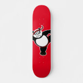 Martial Arts Panda - Rood Skateboard (Voorkant)