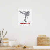 MARTIAL ARTs Poster (Keuken)