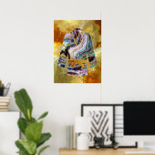 Martial Arts Poster Karate Judo Keikogi Art Print (Thuiskantoor)