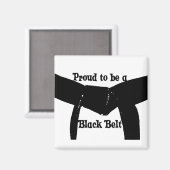 Martial Arts Proud'a Black Belt Magneet (Voorkant / Achterkant)