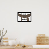 Martial Arts Proud'a Brown Belt Poster (Keuken)
