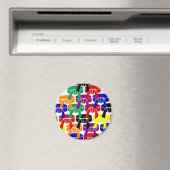 Martial Arts Rank Riemen Magneet (Insitu (Vaatwasser))