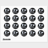 MARTIAL ARTS RONDE STICKER (Vel)