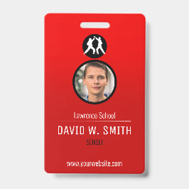 Martial Arts School Academy Institute Badge