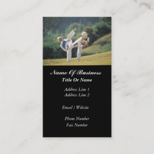 Martial Arts School Visitekaartje