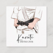 Martial Arts Sensei Gi Visitekaartje (Voorkant)