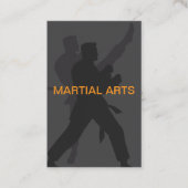 Martial Arts Theme Visitekaartjes (Voorkant)