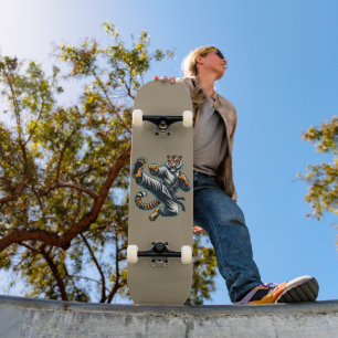 Martial Arts Tijger Skateboard