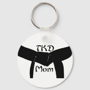 Martial Arts TKD Black Belt mam Sleutelhanger