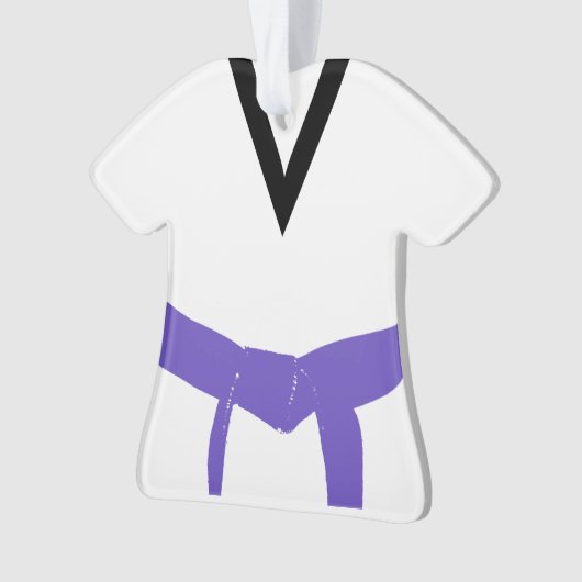 Martial Arts Violet Ceinture Uniforme (devant)