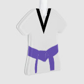 Martial Arts Violet Ceinture Uniforme (devant)