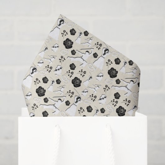 Martial Arts Wedding Tissue Paper Tissuepapier (Cadeauzakje)