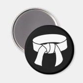 Martial Arts White Belt Magnet (Recto/Verso)